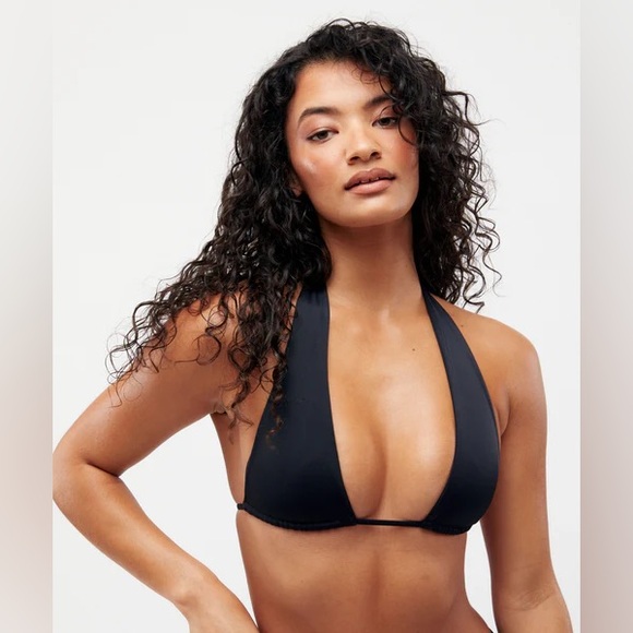 Inamorata Neptune Bikini Top In Black Size Small - Picture 1 of 5